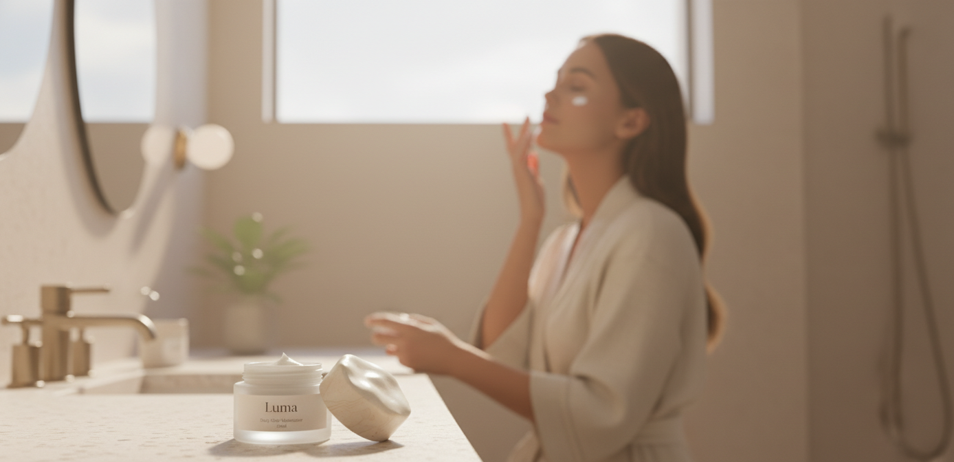 Morning skincare routine